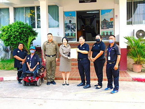 เครือข่ายเหยื่อเมาแล้วขับ จังหวัดกำแพงเพชร ยื่นหนังสือผู้บังคับการตำรวจภูธรจังหวัด