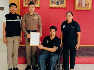 เครือข่ายเหยื่อเมาแล้วขับจังหวัดพังงา ยื่นหนังสือถึง ผู้บังคับการตำรวจภูธรจังหวัดพังงา 