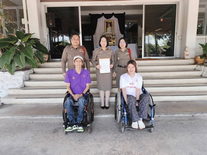 เครือข่ายเหยื่อเมาแล้วขับจังหวัดสงขลา เข้ายื่นหนังสือให้กับผู้บังคับการตำรวจภูธรจังหวัด